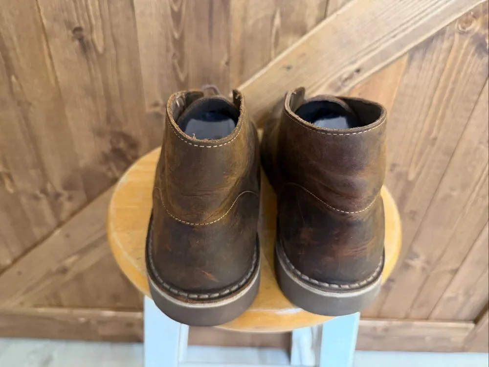 Clarks Men’s Brown Leather Chukka Boots – Size 10.5